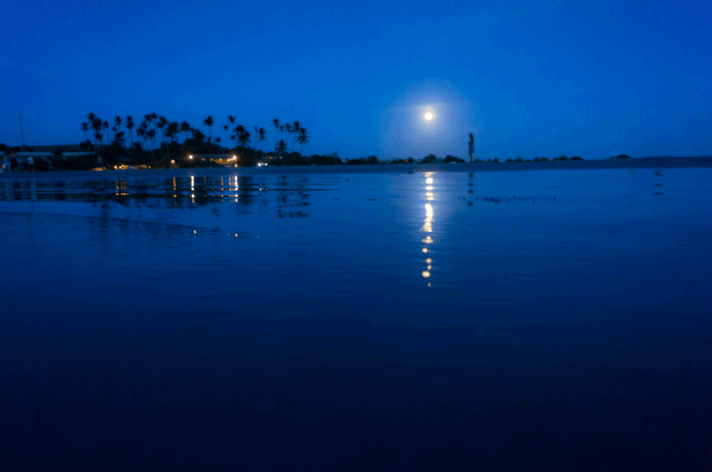 Vila noturna de Jericoacoara