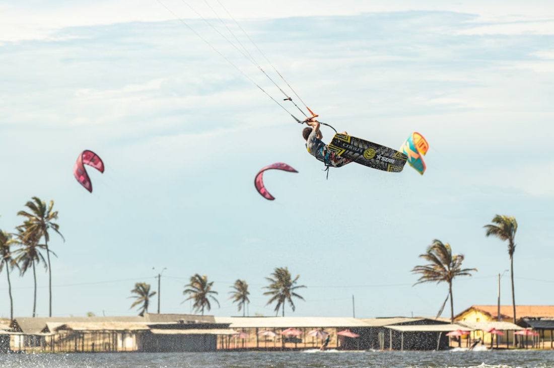 Kitesurfista em Jericoacoara